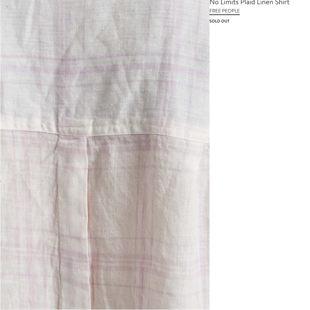 Free people linen shirt - Picture 5 of 5